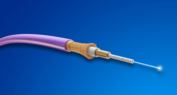 WL Gore fiber optic Simplex cable provides impact resistance for military avionics networks