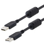 LCom low-smoke zero-Halogen USB 2.0 cables with ferrites