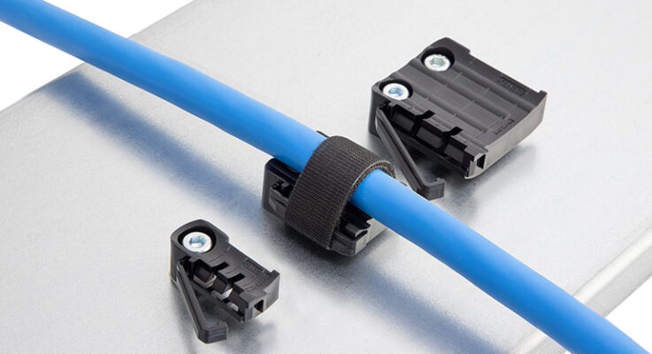 Secured cable management made easy with hook-and-loop tape fasteners